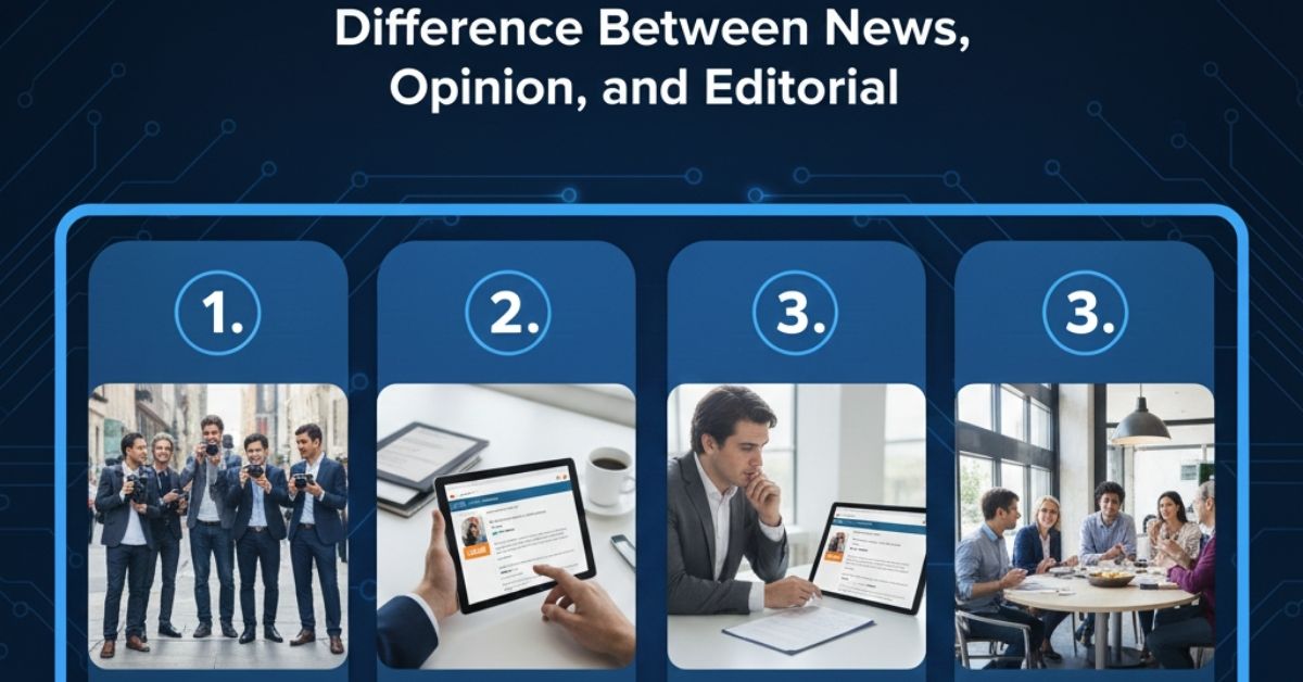 Difference Between News, Opinion, and Editorial